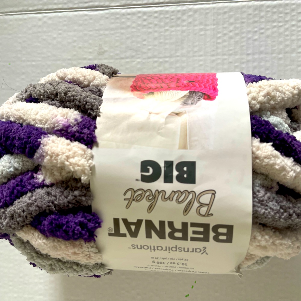 Bernat yarn for making soft blankets